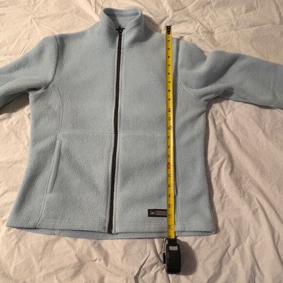 Vintage REI Womens Blue Fleece Full Zip Jacket Outdoor Size M Medium - Picture 7 of 8